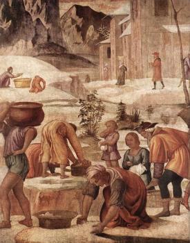 Bernardino Luini : The Gathering Of The Manna